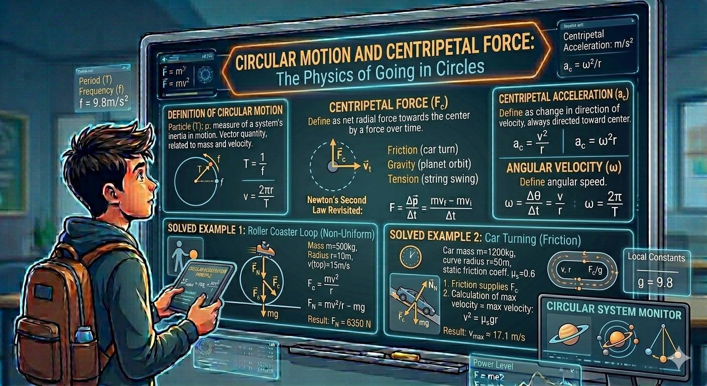 ircular Motion and Centripetal Force