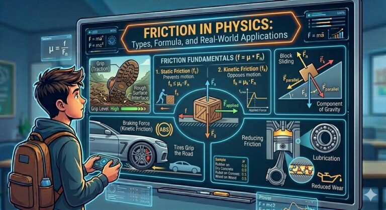 Friction in Physics: Types, Formula, and Real-World Applications ...